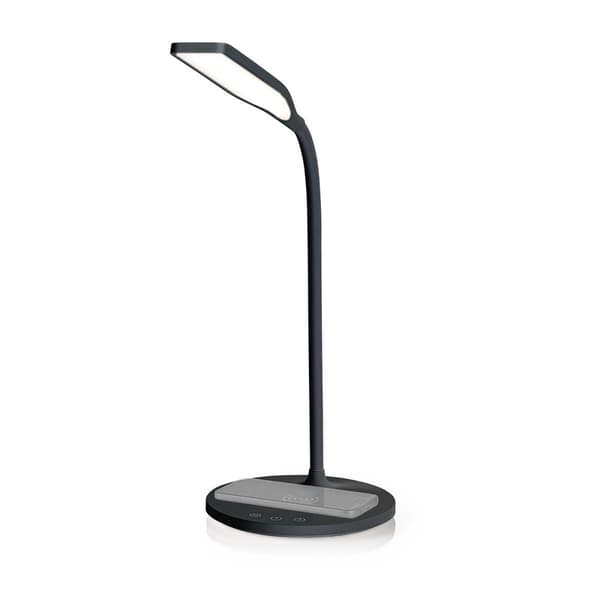 LED-lampa med trådlös laddare | Dimmer - På enhet | LED / Qi | 15 W | Med dimning | Kall Vit / Natural White / Varm Vit | 2700 - 6500 K