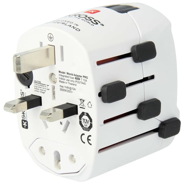 Verdens reiseadapter PRO World Grounded