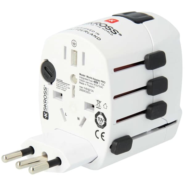 Verdens reiseadapter PRO World Grounded
