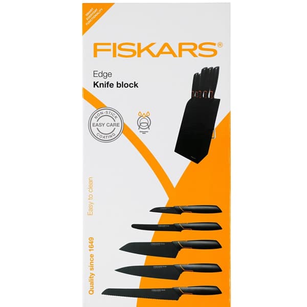 Knivblokk Edge med 5 kniver