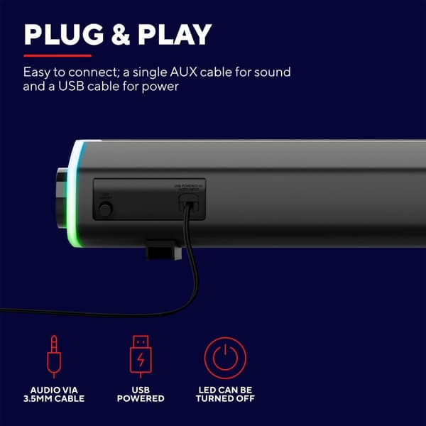 GXT 620 Axon RGB oplyst soundbar