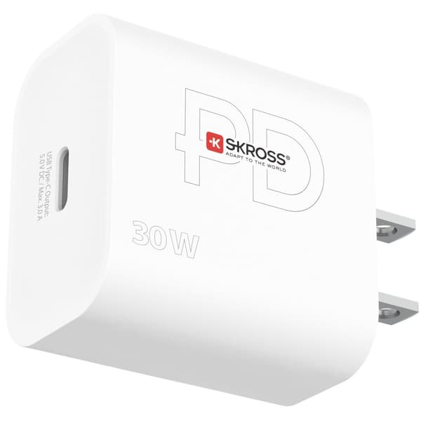 Matkalaturi USA/Japani jne. USB-C PD 30W Maadoittamaton