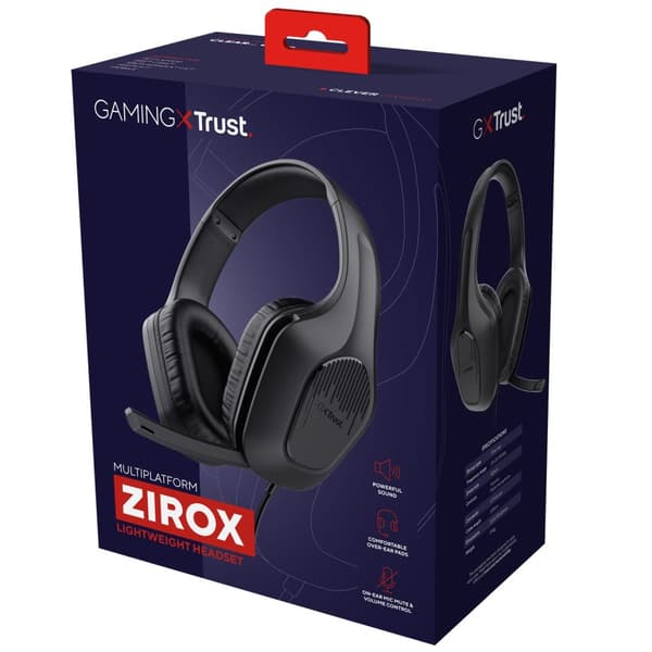 GXT 415 Zirox Gaming Headset Svart