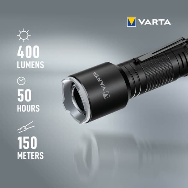 Alumiininen F30 Pro taskulamppu 400 lm
