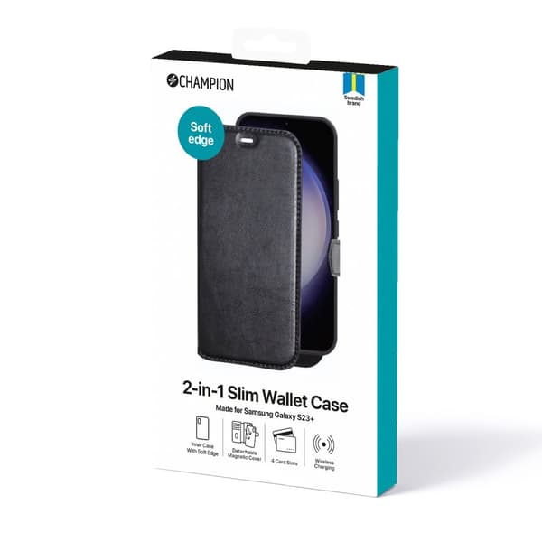 2-i-1 Slim Wallet Case Galaxy S23+