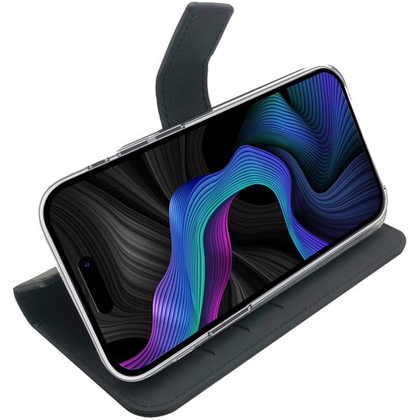 Wally Wallet Case iPhone 15 Sort