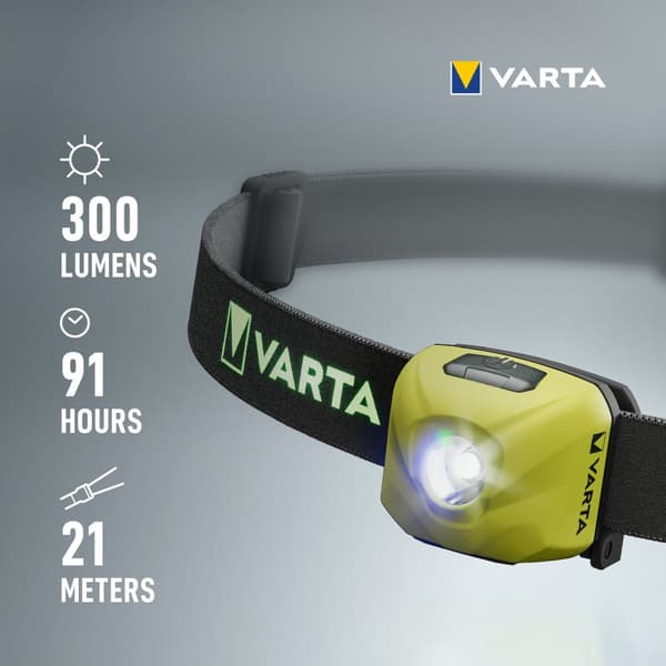 Outdoor Sports Ultrakevyt H30R Otsalamppu 300 lm Keltainen
