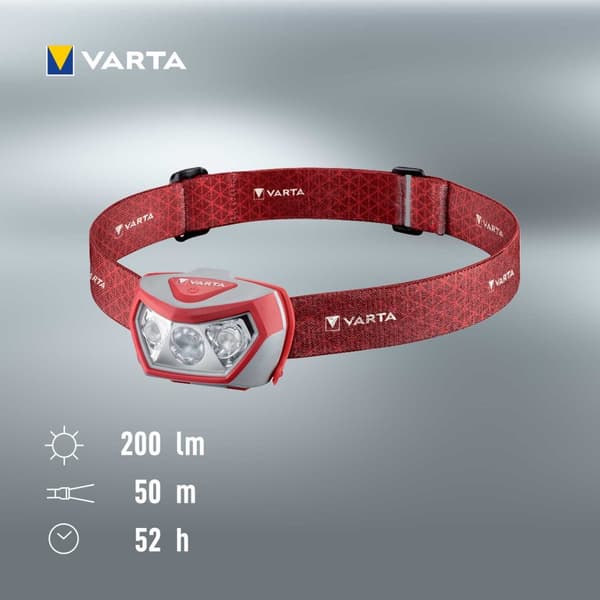 Outdoor Sports H20 Pro otsalamppu 200 lm punainen