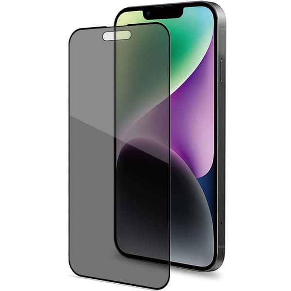 Privacy Screen Protector iPhone 15 i hærdet glas