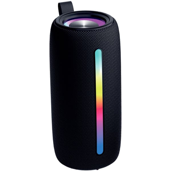 BTL-360B Bluetooth højttaler med RGB lys. Sort