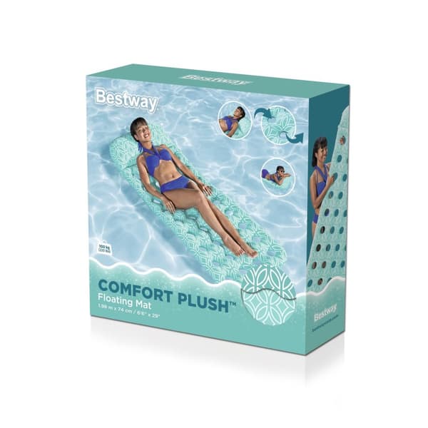 Luftmadrass Comfort Plush 198 x 74cm