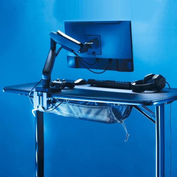 Kabelnet til skrivebord 69x34 cm Sort
