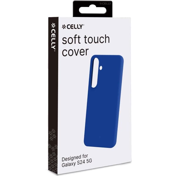 Cromo Soft gummi cover Galaxy S24 5G Blå