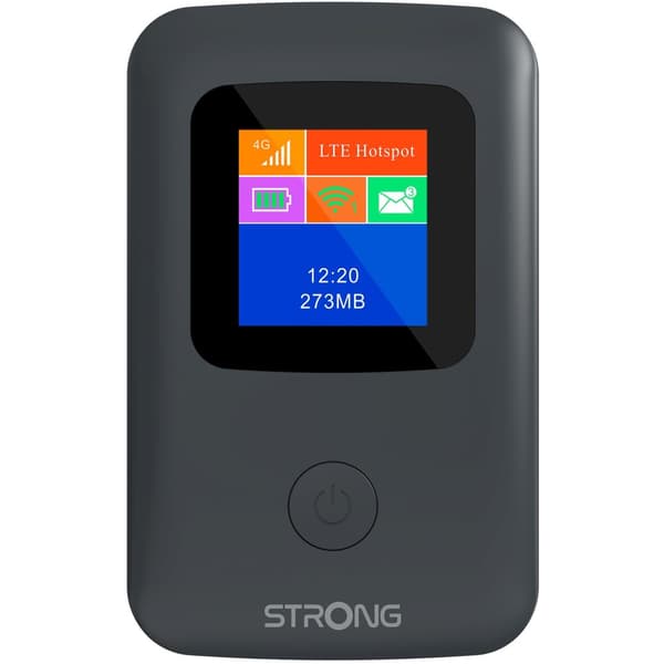 4G MiFi Hotspot WiFi 150 Mbit/s näytöllä