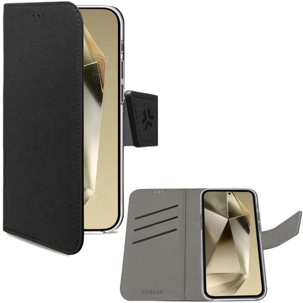 Wally Wallet Case Galaxy S24 Ultra 5G Svart
