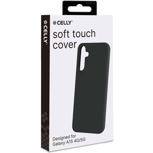 Cromo Soft gummietui Galaxy A15 4G / A15 5G Sort