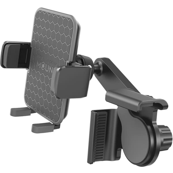 Mobilholder for Tesla Model X, Y, 3, S Skjerm + dashbord Sort