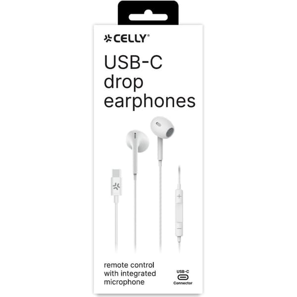 UP1300 Stereo Headset Drop USB-C Hvit