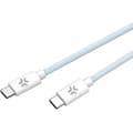 Miniatyrbilde 1 av 3: USB-C - USB-C kabel 60W 1,5 m Lyseblå