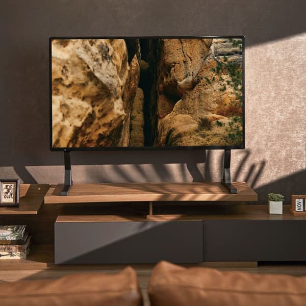 Bordstativ til TV 45"-90" max 60kg Sort