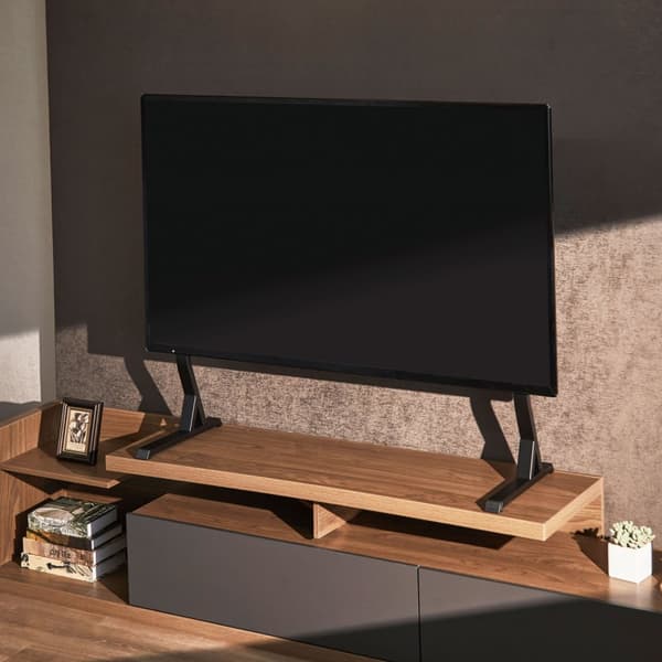 Bordstativ til TV 45"-90" max 60kg Sort