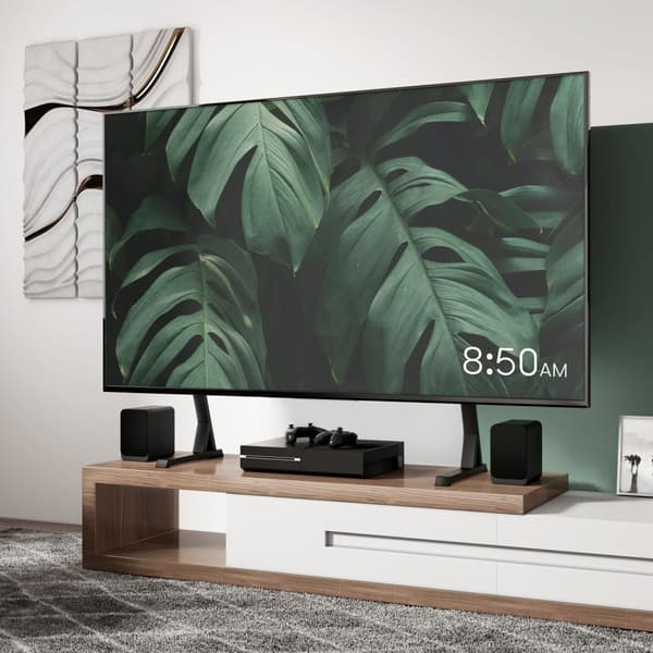 Bordstativ til TV 45"-90" max 60kg Sort