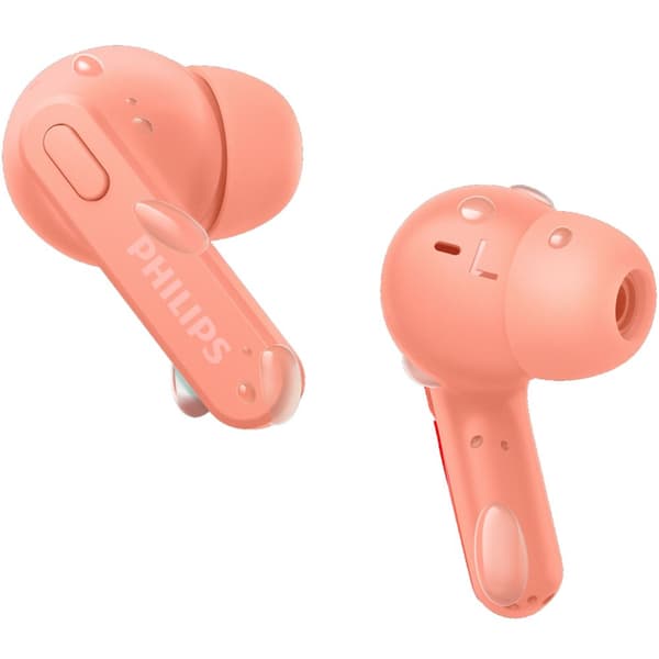 TAT2206PK True Wireless -kuulokkeet, IPX4-luokka (roiske- ja hienkestävä) 6+18 tunnin soittoaika. Vaaleanpunainen.