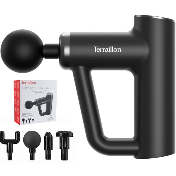 Massagepistol Fitness Massager 4 tilbehør & USB-C