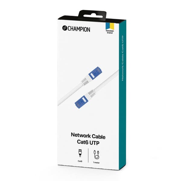 Nettverkskabel CAT6 UTP 1,0m