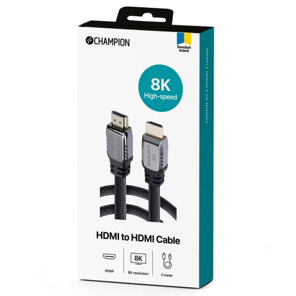 HDMI-kabel Ultrasertifisert Ha-Ha 8K 2m