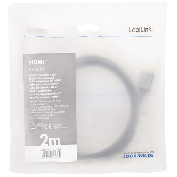 HDMI-kabel Premium High Speed ​​​​HDMI 4K/60Hz 2m