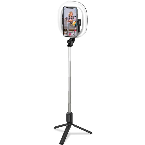CLICKRINGBT Ringlys med stativ/selfiestang