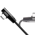 Miniatyrbillede 5 af 6: Vinklet USB-C kabel USB 2.0 Max 15W 0,3m