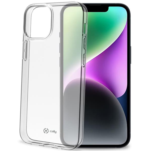 Gelskin TPU Cover iPhone 14 Gennemsigtig
