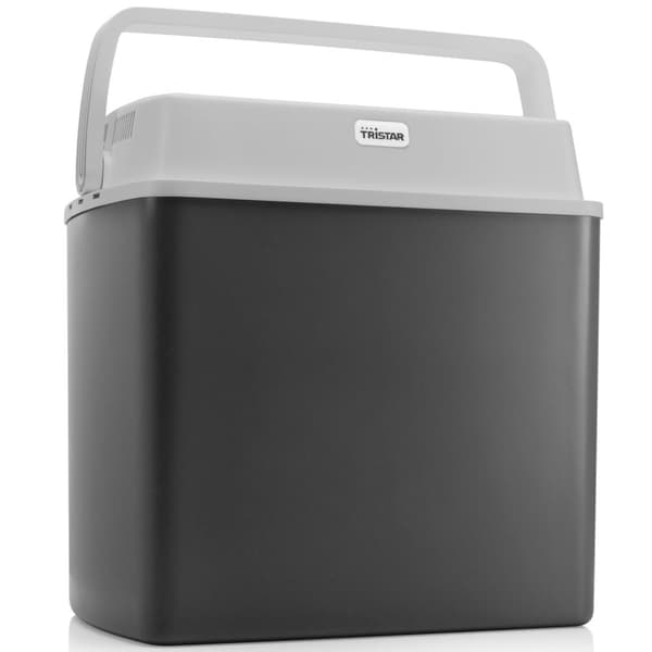 Kjøleboks, 12 volt, 22 liter Sort, Hvit