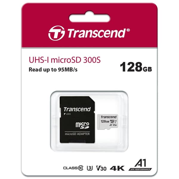 microSDXC 128 GB U3 (R95/W40)
