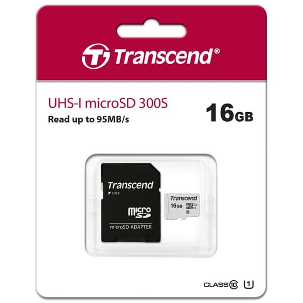microSDHC 16 GB U1 (R95/W10)