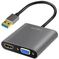 Miniatyrbillede 1 af 5: USB-A 3.0 -> HDMI-Female + VGA-Female Adapter