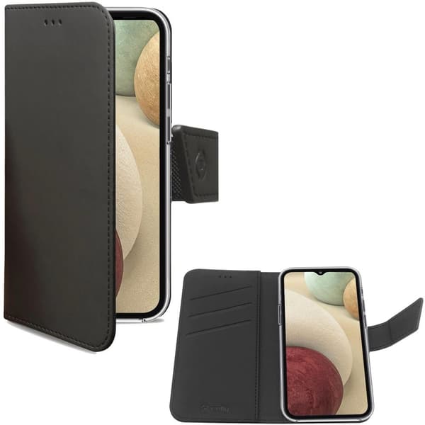 Lompakkokotelo Galaxy A12 musta