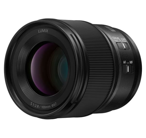 Panasonic Lumix S 100mm f/2.8 makroobjektiv Svart