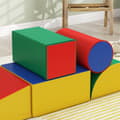 Miniatyrbilde 10 av 10: Myke byggeklosser Sett med 5 skumbyggeklosser Gigantiske byggeklosser Byggeleker Skumklosser for 1-3 år gamle barn Kunstskinn EPE