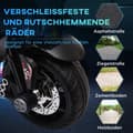 Miniatyrbild 7 av 10: Barnelmotorcykel barnmotorcykel 6V barnfordon elfordon med musik, strålkastare för barn 3-5 år plast metall svart + röd 3km/h