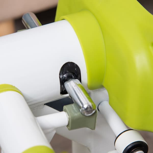 Mini stepper for hjemmet, sklisikker opp-ned stepper med LCD-skjerm, stepper hjemmetrener med to store pedaler, stål, gul