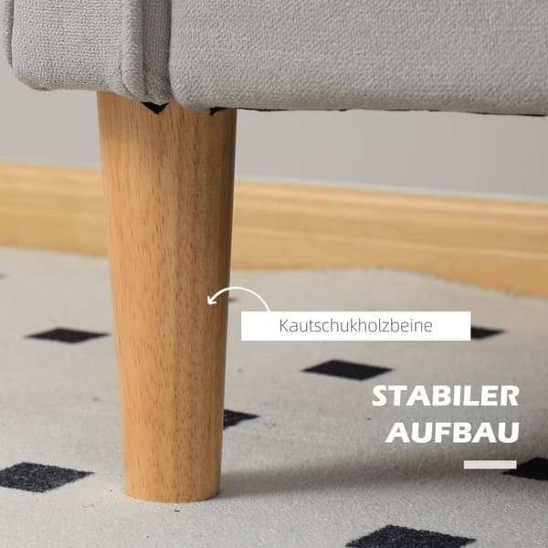 2-sits soffa, soffa med förvaringsutrymme, stoppad soffa, dubbelsoffa med sammetslook för vardagsrum, sovrum, 117x 62 x 78 cm