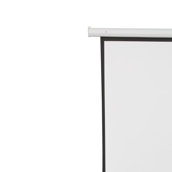 4:3 projektorlærred Elektrisk 203 x 152 cm projektionslærred med fjernbetjening Filmskærm til hjemmebiograf og præsentation Hvid