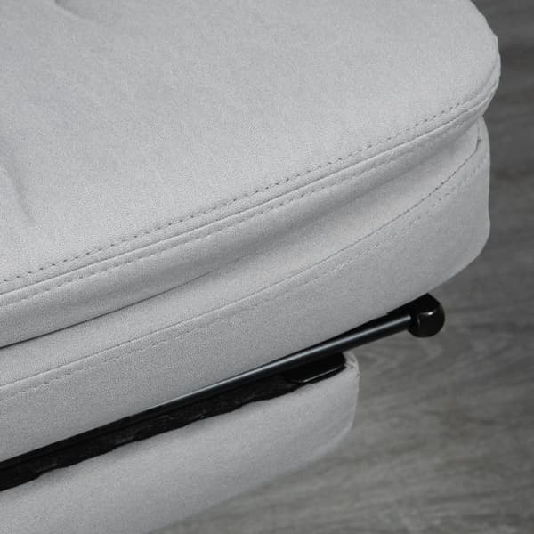Hierontatyötuoli kallistustoiminnolla, ergonominen työtuoli, harmaa
