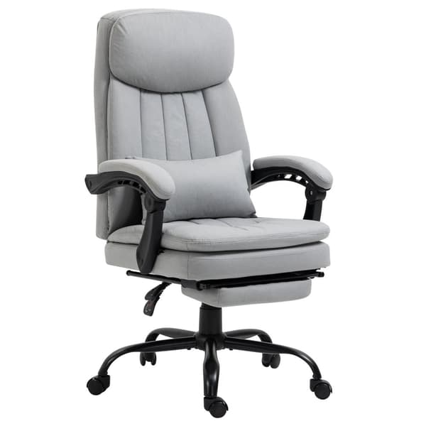Hierontatyötuoli kallistustoiminnolla, ergonominen työtuoli, harmaa