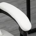 Miniatyrbilde 10 av 10: Kontorstol med massasjefunksjon, ergonomisk skrivebordsstol, høydejusterbar lederstol, kremhvit