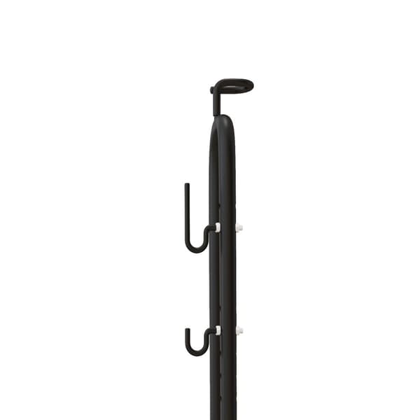 Sykkelstativ, vertikalt horisontalt sykkelstativ, stativ, værbestandig, 45 x 44 x 118 cm, metall