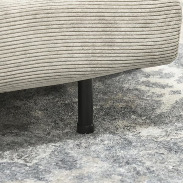 Sovesofa, klapseng med sengefunktion, rygpude, polstret sofa med justerbart ryglæn, fløjlslook, 141 x 90 x 81 cm, grå